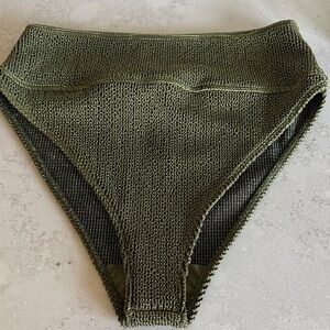 Beach Riot Olive Twist Bikini Bottom